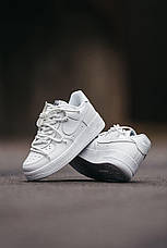 Чоловічі кросівки Nike Air Force 1 Low White Double Laces ALL09203, фото 2