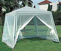 Садовый павильон палатка 3х3 метра со стенами из москитной сетки