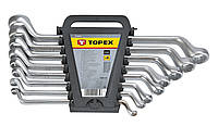 Topex Набор ключей накидных изогнутых, 6-22 мм, 8 шт. Technohub - Гарант Качества