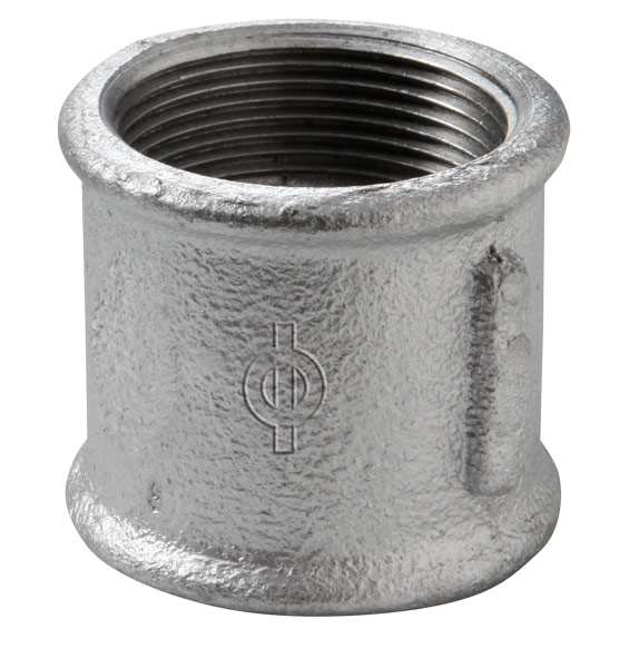 Муфта нарізна з'єднувальна Berg Montana DN 1" білий чавун (Іспанія) 27025005, фото 1