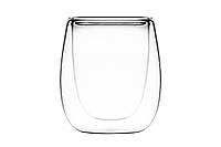 ARDESTO Набор чашек с двойными стенками для эспрессо, 80 мл, H 7,3 см, 2 шт, боросиликатное стекло Technohub