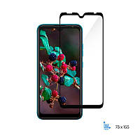 2E Защитное стекло для TECNO POP 5 (BD2p), 2.5D FCFG, (1 Pack), black border Technohub - Гарант Качества