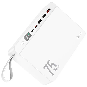 УМБ Power Bank Hoco J94 Overlord 22.5W 75000 mAh білий