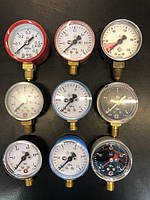 Манометри загальнотехнічні Ф50 мм із радіальним штуцером М12*1,5