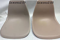 Стілець поворотний на круглому млинці Nik CH-BASE бежевий 08, дизайн Charles and Ray Eames, фото 3