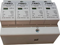 Ограничитель перенапряжения AC FEEO SPD FWP-A40 B+C(Т1+T2) 4P 400V, In:20кA/Imax:40кА/Iimp:7кА