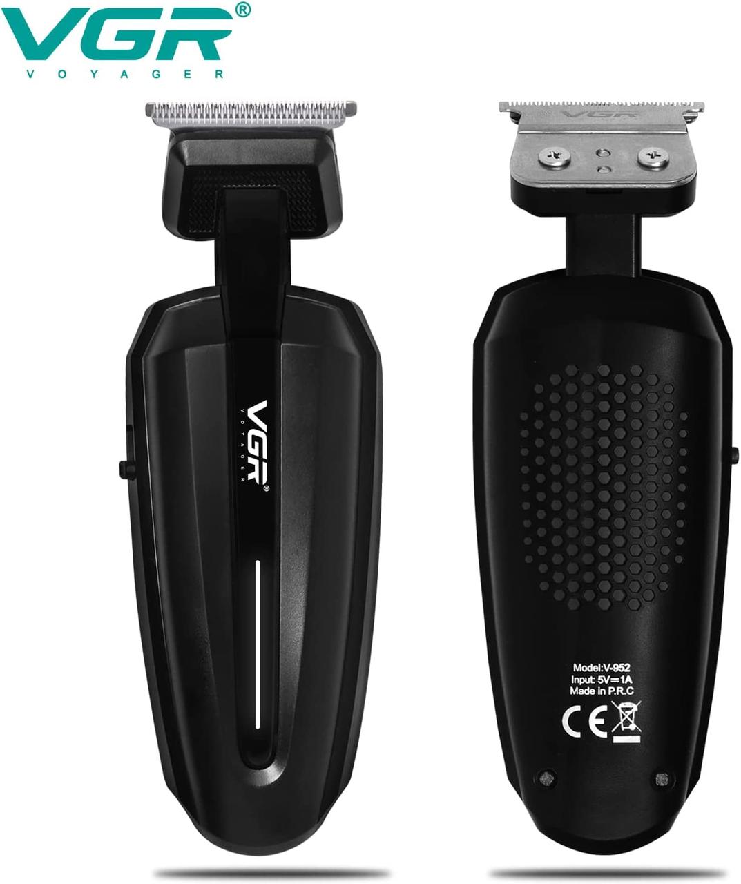 Професійна бездротова машинка триммер для стрижки волосся VGR V-952 am, фото 1