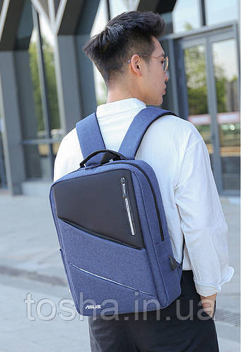 Рюкзак противоударный для ноутбука 15,6" Asus Асус Синий ( код ...