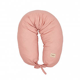 Подушка для вагітних Twins Linen, powder pink