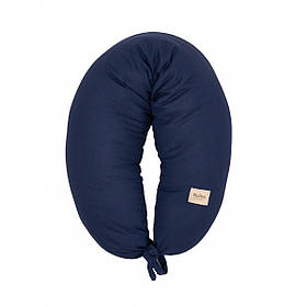 Подушка для вагітних Twins Linen, dark blue