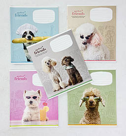 Зошит 12 аркушів, клітинка Perfect friends 3250(12к) Школярик Україна