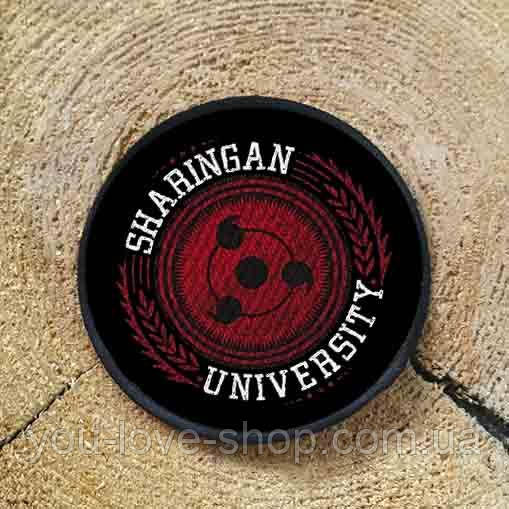 Нашивка Шаринган Sharingan Наруто / Naruto на клейовій основі, фото 1