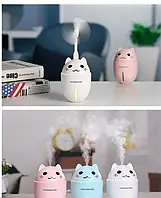 Увлажнитель воздуха Humidifier Ночник Котик 320 мл USB ультразвуковой