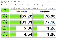 64GB флешка двостороння USB 3.1 + Type-C, 135/78 мБ читання / запис, чорна, флеш пам'ять накопичувач OTG, фото 5