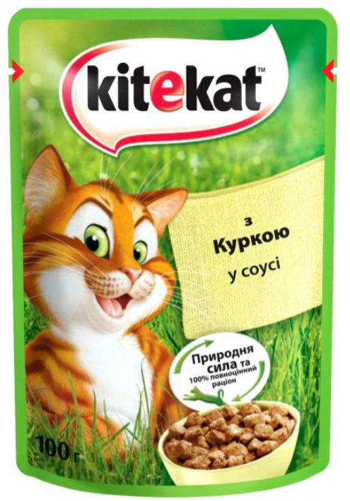 Kitekat Курка в соусі, 85г, фото 1