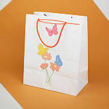 Дитячі подарункові пакети 320*150*350 Пакети для дитячих подарунків "Метелики", фото 3