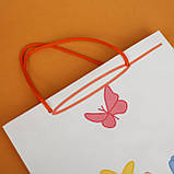 Дитячі подарункові пакети 320*150*350 Пакети для дитячих подарунків "Метелики", фото 8