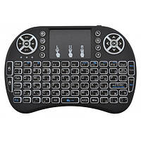 Беспроводная клавиатура с тачпадом mini i8+ с Подсветкой и аккумулятором kr
