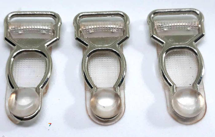 Застежки для чулков 10 мм серебро (ID#1863677041), цена: 11 ₴, купить ...