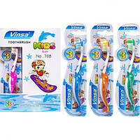 Від 12 шт. Зубні щітки дитячі "Vinsa Soft"дельфин, з 3-х років 708 купити дешево оптом в інтернет-магазині