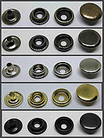 Кнопка 15 мм Каппа Никель ( в упаковки 720 штук )