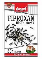 Инсектицид Фипроксан (30 г) готовые гранулы для борьбы со всеми видами муравьев в помещении и на грунте