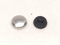 Пуговица для обтягивания 9.6 мм №16 Черный