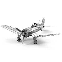 Металлический 3D пазл самолет, самолет для детей и взрослых, F4U Corsair качественный самолет