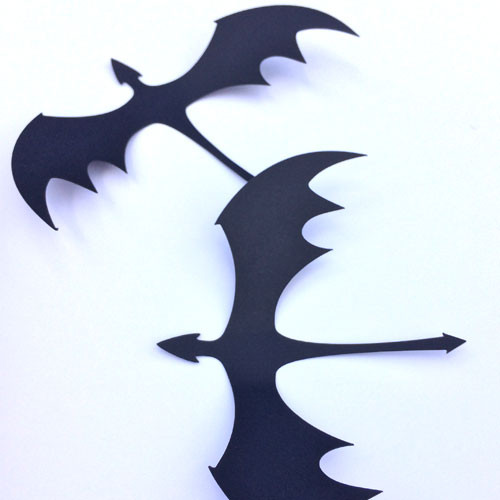 3Д-декор набор Дракон (декоративные 3Д-наклейки драконы Хеллоуин декор) матовая картон Набор 6 шт. - фото 1 - id-p320014561