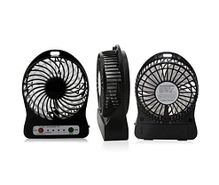 Вентилятор портативний UKC Mini Fan XSFS-01 з акумулятором Black, фото 2