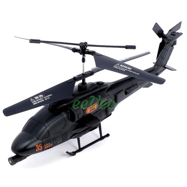 Игрушка военный вертолет на радиоуправлении детский с подсветкой 30 см Черный (60072) - фото 2 - id-p1863706094