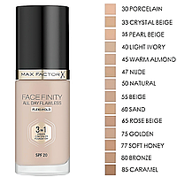 Max Factor Facefinity All Day Flawless 3-in-1 Foundation SPF 20 Тональна основа 3 в 1