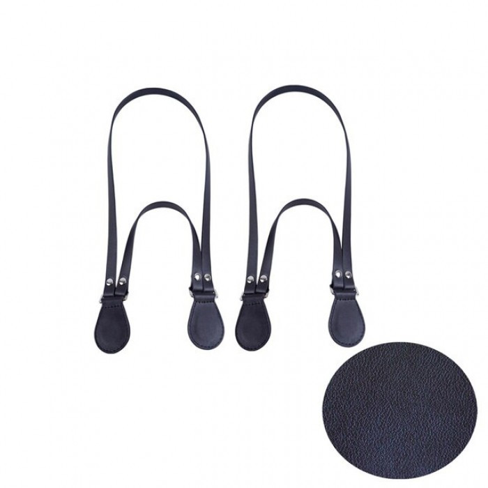 Якісні ручки 2в1 довгі та короткі, 45 - 81 см чорні, фото 1