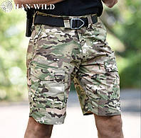 Військові шорти мультикам чоловічі армійські шорти ріп стоп ЗСУ тактичні шорти карго