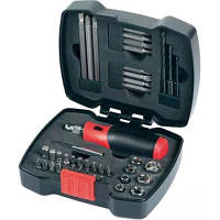 Отвертка Black&Decker с битами PZ1, PH2 x2, SL6, T30, Hx3, L= 25, 50 мм, 43 шт, кейс (A7175) - Вища Якість та