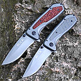 Ніж складний інерційний фліппер Buck 53, дерево, фото 5