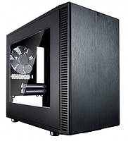 Корпус Fractal Design Define Nano S Window Black, Miditower, без БП, для Mini ITX, 2xUSB 3.0, 1x120 мм Fan,