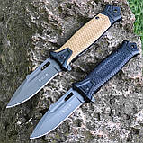 Ніж інерційний Buck Strongarm фліппер, склобій, зручний лайнер, пустеля, da148, фото 9