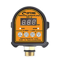 Електронне реле тиску із захистом від сухого ходу для всіх типів насосів Optima EP-1