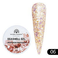 Гель для ногтей Seashell Gel "Морская ракушка" 5гр. №06