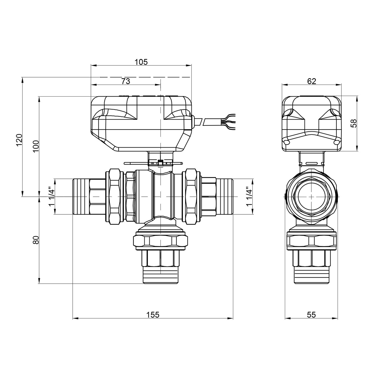 Кран шаровой зонный Icma 1" 1/4 №344 Technohub - Гарант Качества - фото 2 - id-p1863738615