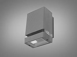 Вологозахищений світильник для підсвічування будівель на 1 лампу DF-2124GR-LS