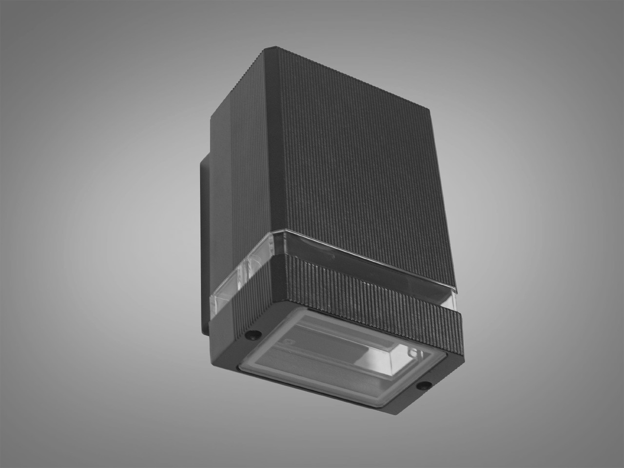 Зовнішня архітектурна підсвітка на фасад на 1 лампу, колір чорний DF-2124BK-LS