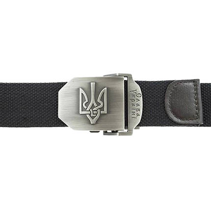 Ремінь із ГЕРБОМ УКРАЇНИ HELIKON-TEX® 125 см Black L, фото 3