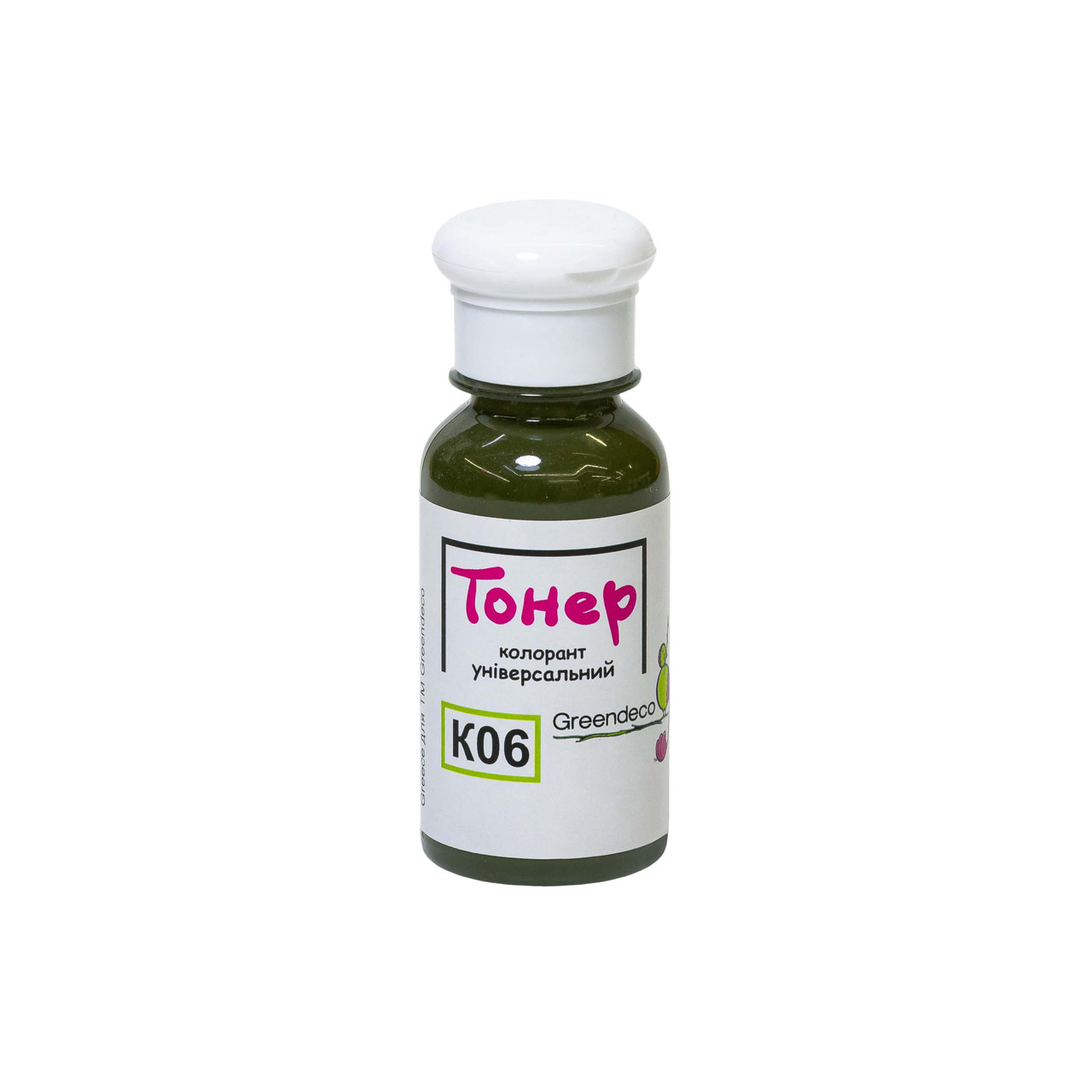 Колорант універсальний Toner K06 (Оливковий) 100 мл. Greendeco