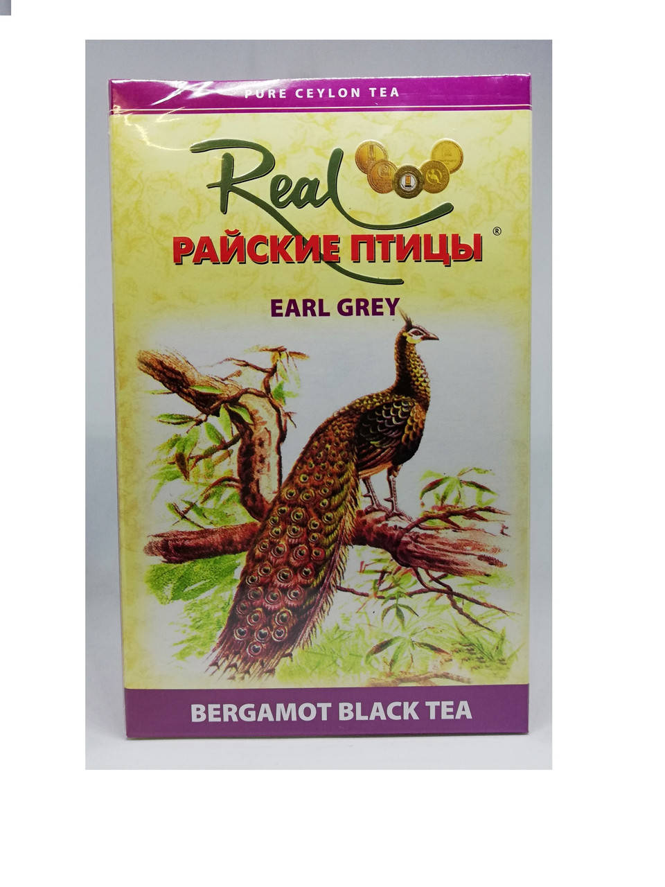 

Райские Птицы *REAL TEA* БЕРГАМОТ 100 гр *60 (шт) в ящике