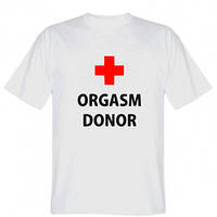 Мужская футболка Orgasm Donor