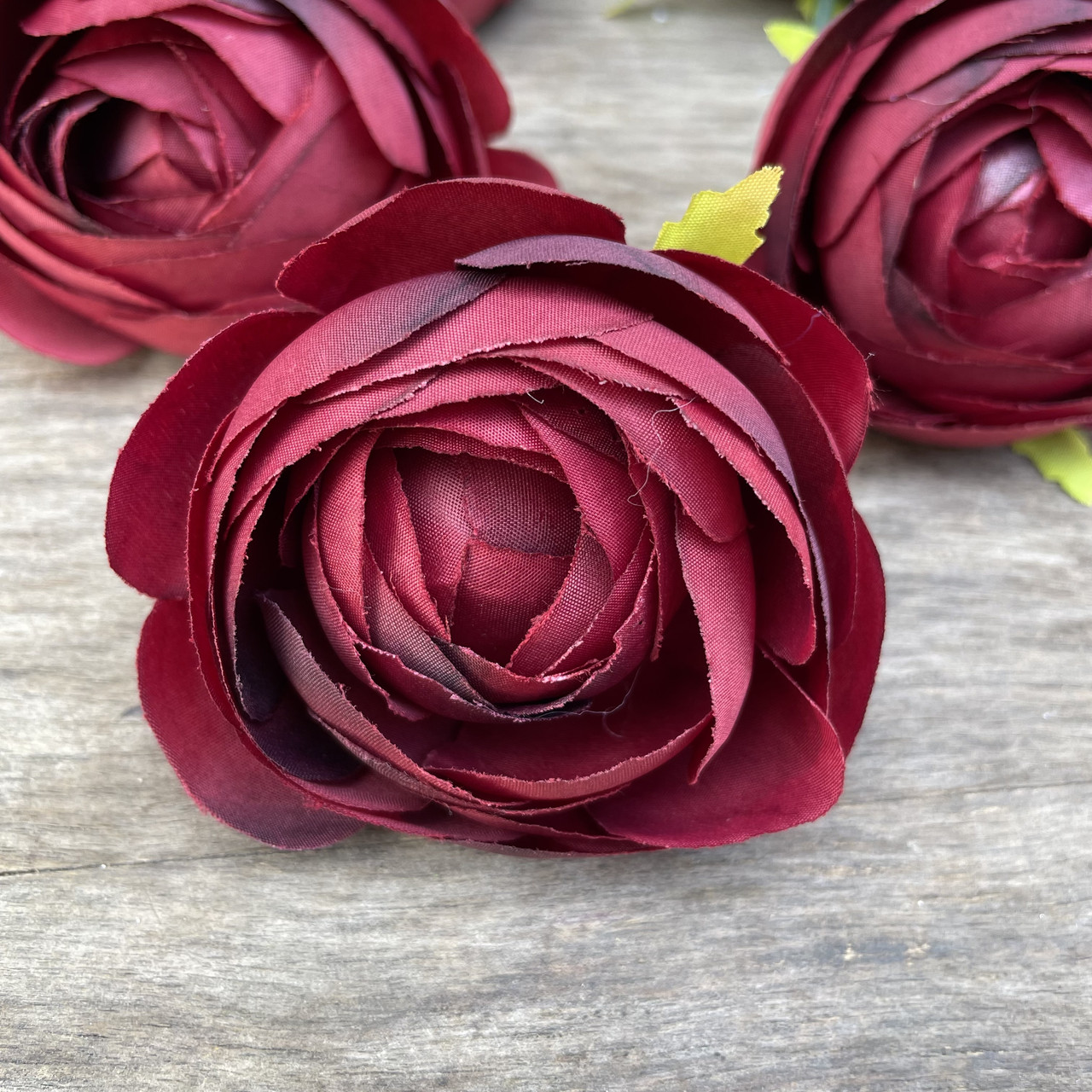 Головки лютики, камелії, ранзинкулюса 7 см марсал, фото 1