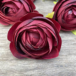 Головки лютики, камелії, ранзинкулюса 7 см марсал