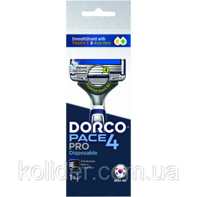 Купити Бритва Dorco Pace 4 Pro для чоловіків 4 леза 1 шт ...